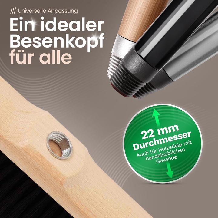 Image du produit Novaliv 2X Zimmerbesen Rosshaar Handbesen feines Tierhaar Schweifhaar (2, Zimmerbesen) (2 pcs)