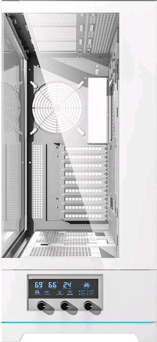 Produktbild Darkflash Tech Darkflash DY451L computer case without fans (white) (ATX, ITX, mATX)