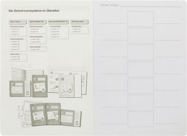 Produktbild Oxford Vokabelheft A4 (A4, Liniert, Harter Einband)
