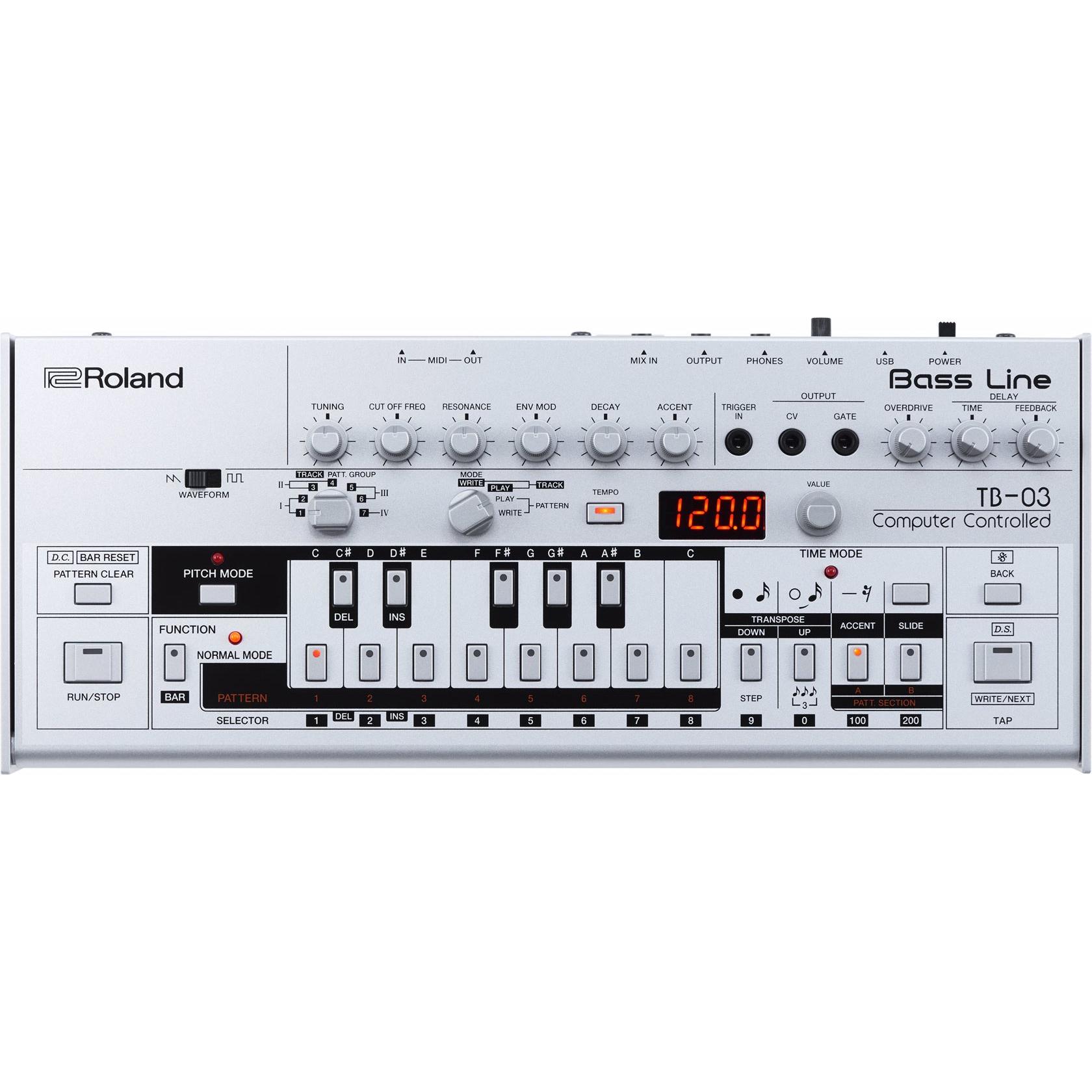 Roland TB-03, Synthesizer, Grau