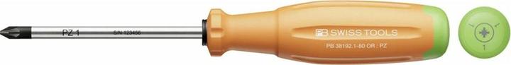 Actual product image PB Swiss Tools Pozidriv-Schraubenzieher PB 38192 SwissGrip Evo Gr. 1 80 mm OR