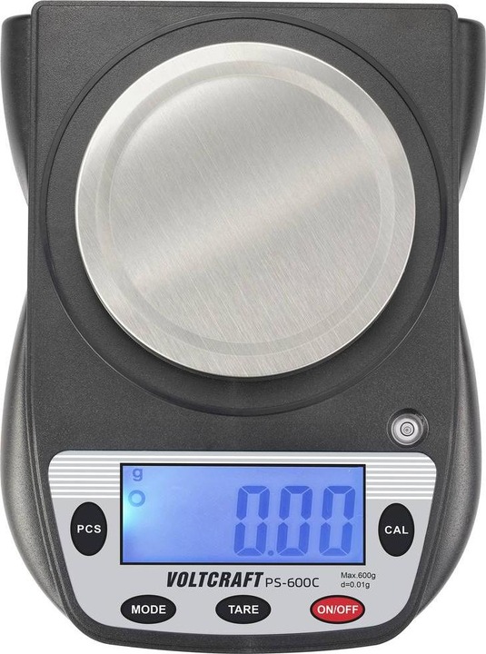 Image du produit Voltcraft PS-600C Balance de précision Capacité de pesée (max.) 600g Précision 0.01g Alimentation par pile Sch