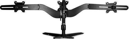 Actual product image Silverstone SST-ARM31BS - Triple monitor arm (Table, 24", 6 kg)