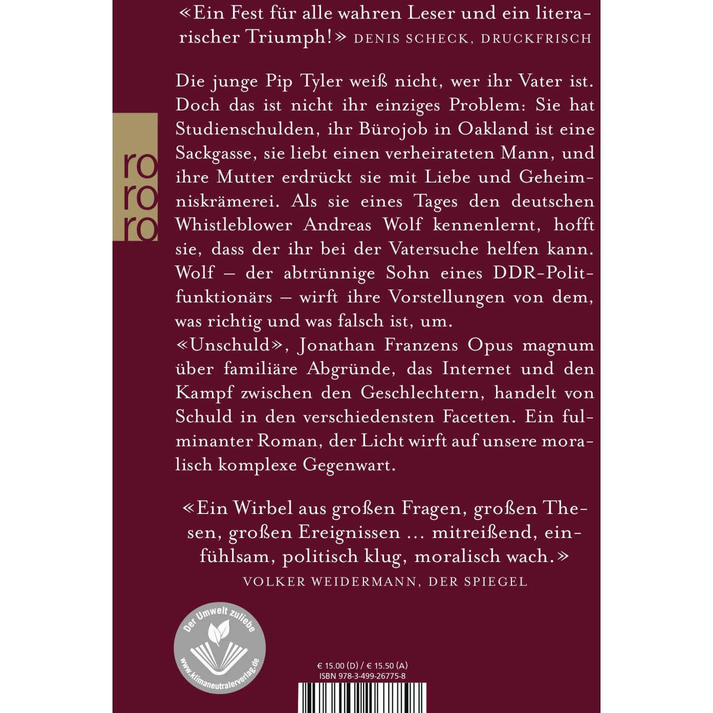 Thumbnail - Unschuld, Belletristik von Jonathan Franzen