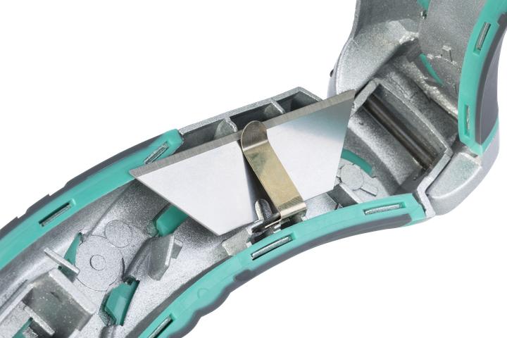 Produktbild wolfcraft 1 Profi Trapezklingenmesser + Köcher (Cutter)