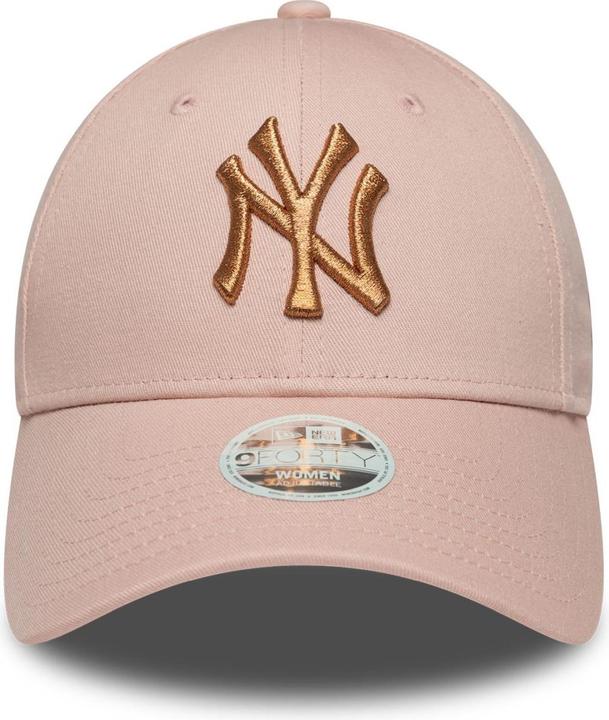 Produktbild New Era 9Forty Damen Cap - Metallic New York Yankees Rosa