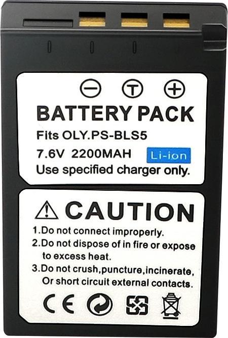 Image du produit Acconic f. Canon PS-BLS-5 PEN EM10 E-M10 EM10 Mark II E-M10 Mark II EP3 (Batterie de l'appareil photo)