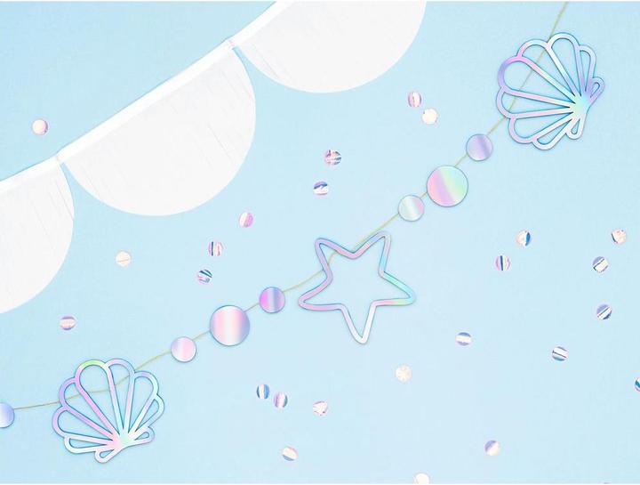 Actual product image Partydeco Irisierende Girlande Sirene (1 Piece)