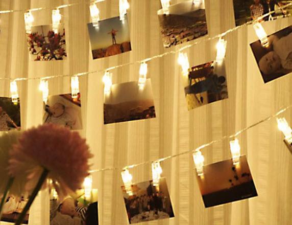 Actual product image Out of the blue LED Fairy Lights Photo Line with Clips (1.70 m)