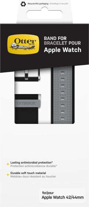 Produktbild OtterBox Armband Apple Watch 42 - 44 mm (42 mm, 44 mm, Rostfreier Stahl, Silikon)