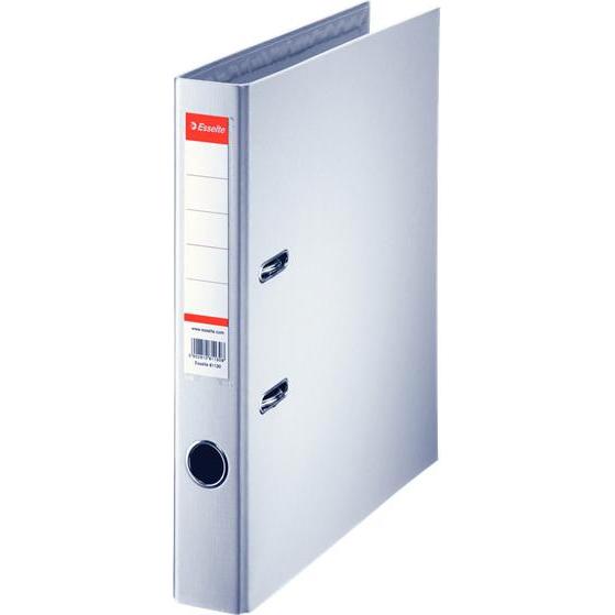 Dymo, Ordner, Plastik-Ordner Standard, DIN A4, 50 mm, grau Einband innen und aussen mit PP-Folie kaschiert (A4, 50 mm, 1...