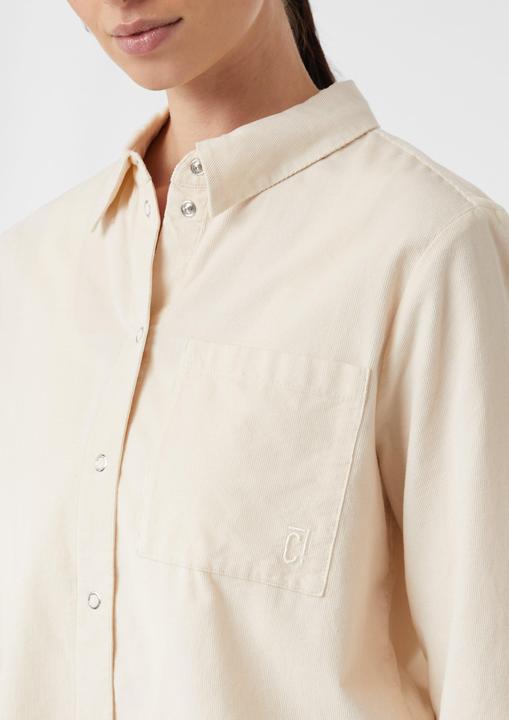 Immagine prodotto Comma Bluse Hemdbluse aus Feincord mit Brusttasche (46)