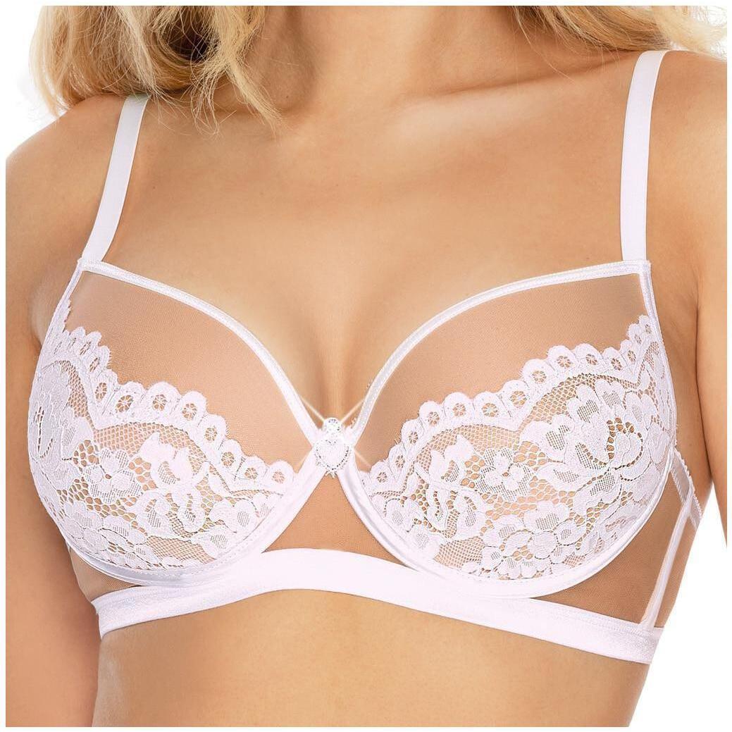 Róza, BH, Torfi push-up bra, Weiss, (85 C, Einzelpack)