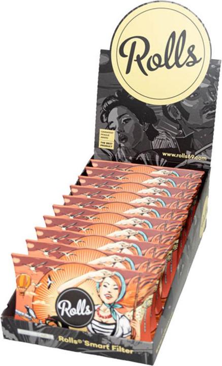 Produktbild Rolls 69 Rolls Smart Filter Short 7mm 10 x 50 Stk. Box