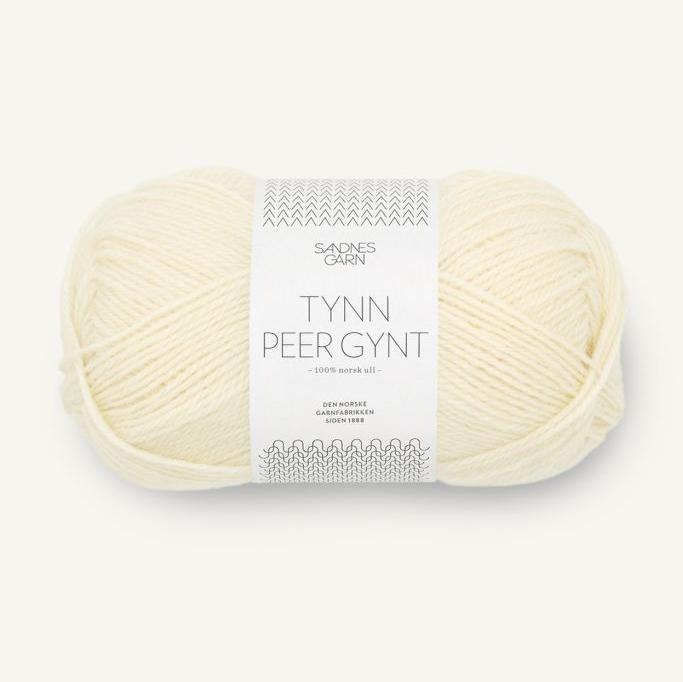 Immagine prodotto Sandnes Garn Tynn Peer Gynt col. 1012 natur ca. 205 m 50 g (205 m)