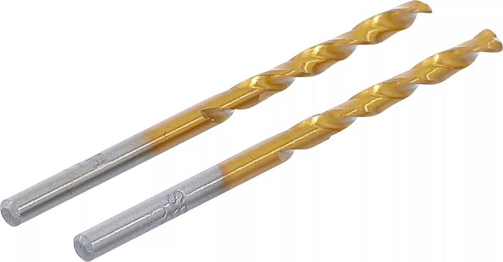 Produktbild BGS Spiralbohrer | HSS-G | titan-nitriert | 3,0 mm | 2-tlg. (3,0 mm)