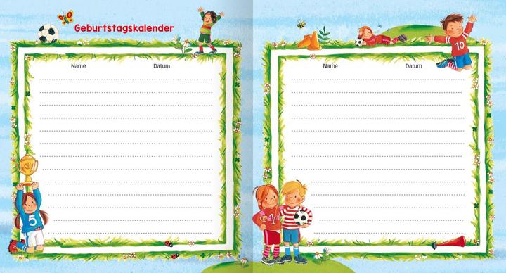 Produktbild Freundebuch Kindergarten Fussball (Deutsch, Sabine Kraushaar, 2018)