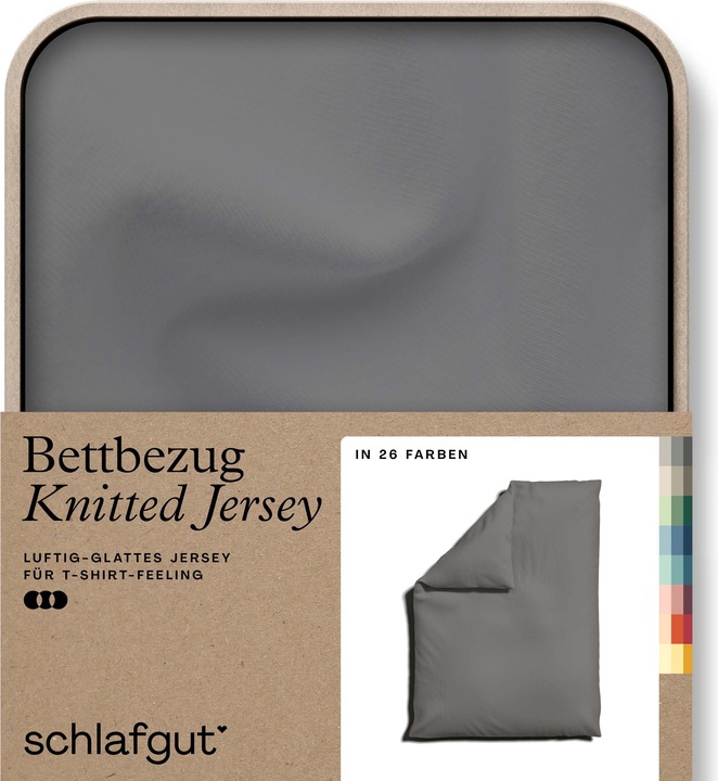 Produktbild schlafgut Knitted Jersey (Duvetbezug, 155 x 220 cm)