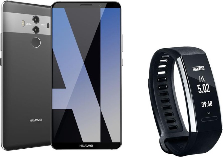Actual product image Huawei Mate 10 Pro + Band 2 Pro