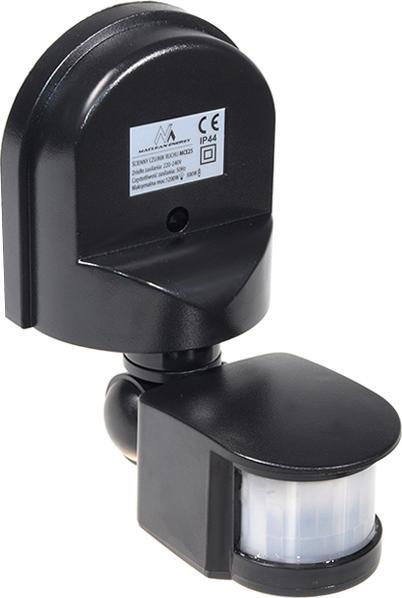 Produktbild Maclean Ścienny czujnik ruchu i zmierzchu 180° max. 1200W czarny MCE25 B (12 m)