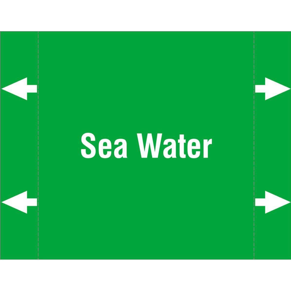 Brady, Etiketten, ISO 20560 Pipe Markers - Water