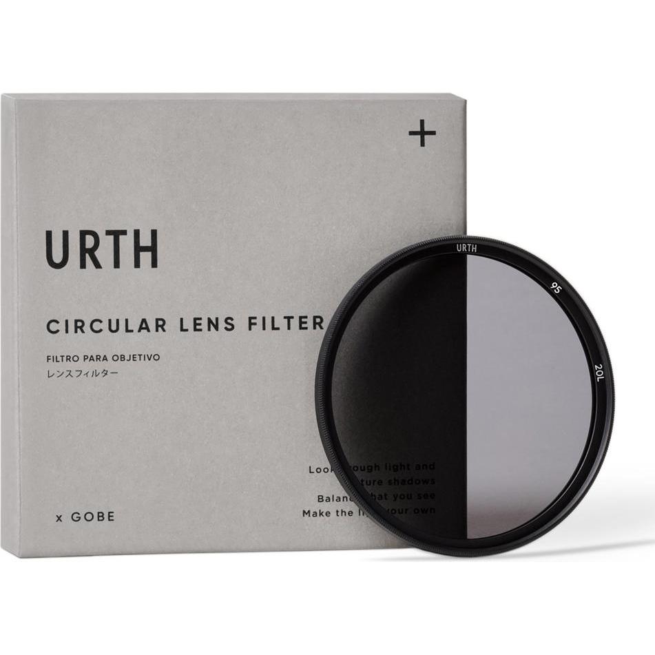 Urth 95mm ND4 (2 Blenden) Objektivfilter (Plus+) (ND- / Graufilter), Objektivfilter