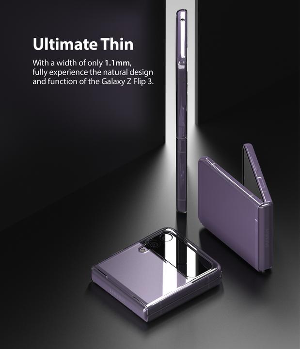 Actual product image Ringke Slim Case Cover for Samsung Galaxy Z Fold 3 5G Matte Clear Universal (Samsung Galaxy Z Flip3)