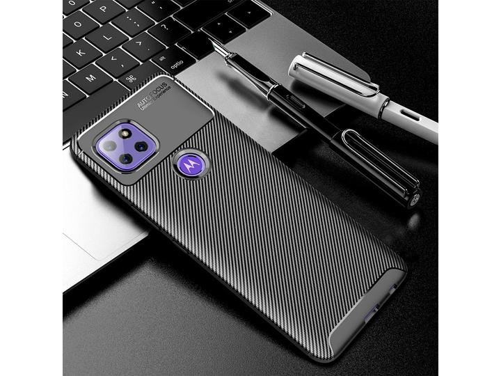 Produktbild Screenguard Motorola Moto G 5G Hülle Carbon Design TPU Case (Motorola Moto G 5G)