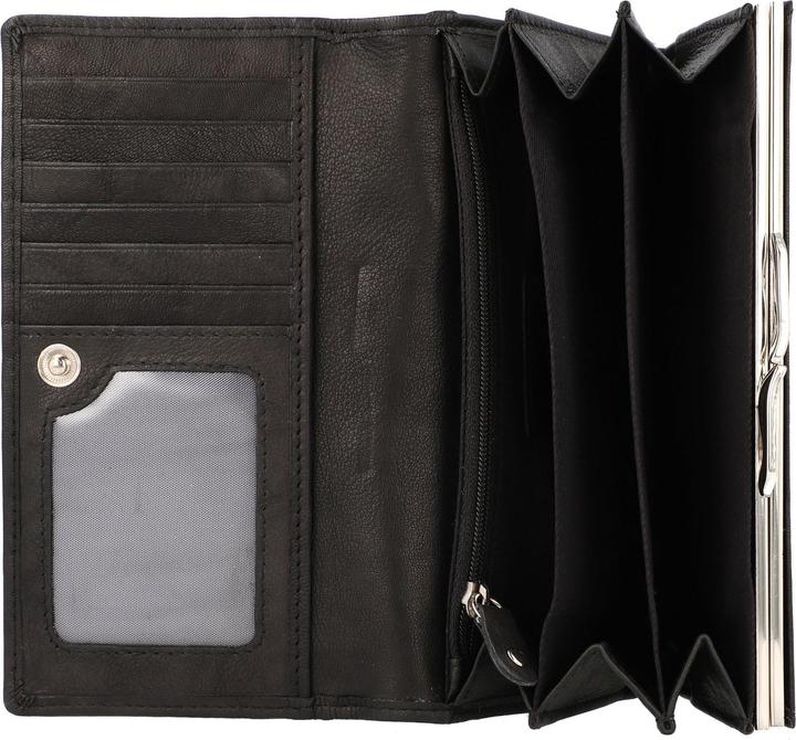 Produktbild Greenburry Basic Geldbörse RFID Leder 17 cm