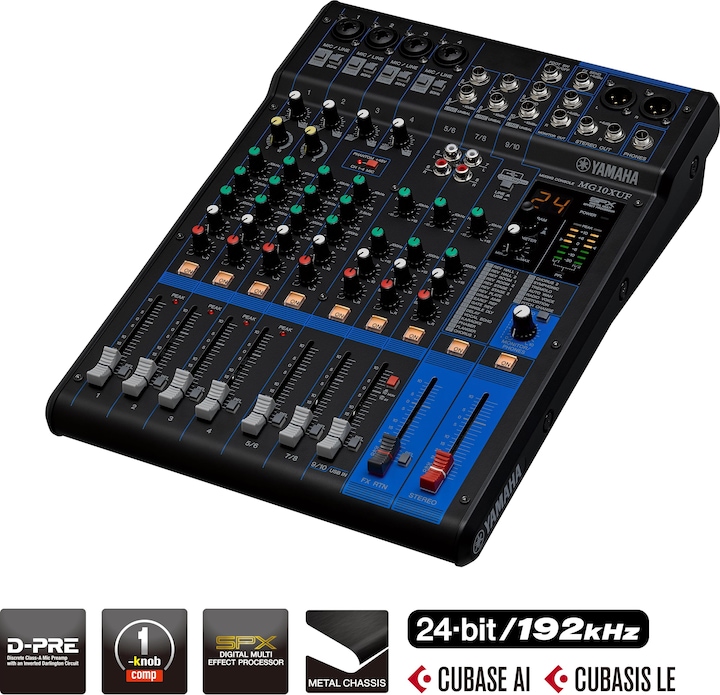 Actual product image Yamaha MG10XUF (Studio- and Livemixer)