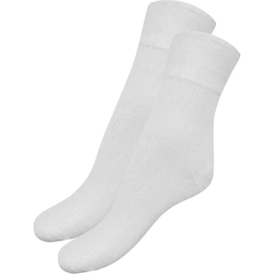 JTI, Socken, Socken aus Bambus - weiss - 2er-Pack - Grösse. 37-40, Weiss, (2er Pack, 37 - 40)