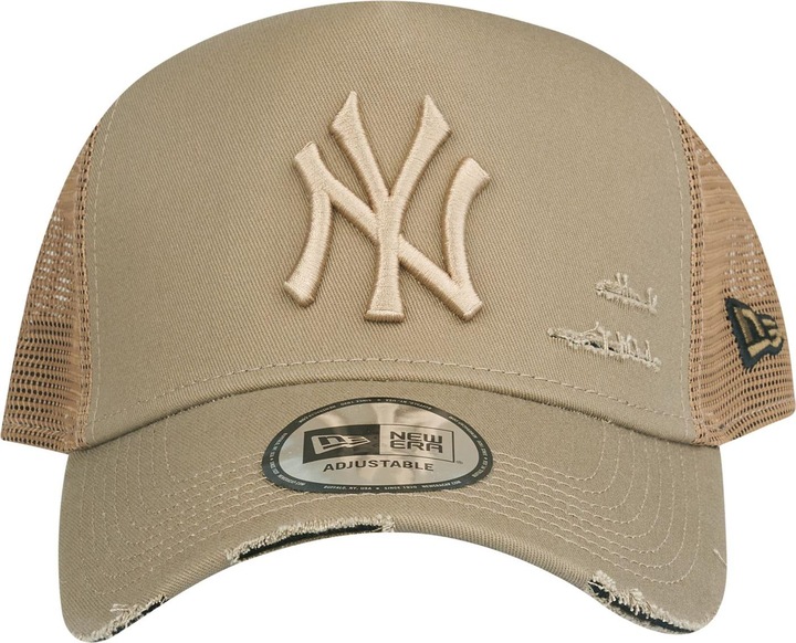 Image du produit New Era Mesh Trucker Cap DISTRESSED New York Yankees khaki