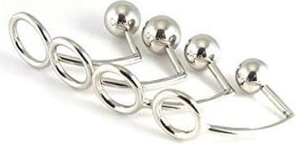 Produktbild Rimba Erotische Mode Anallock 45mm Silber Metall M (4.50 cm)