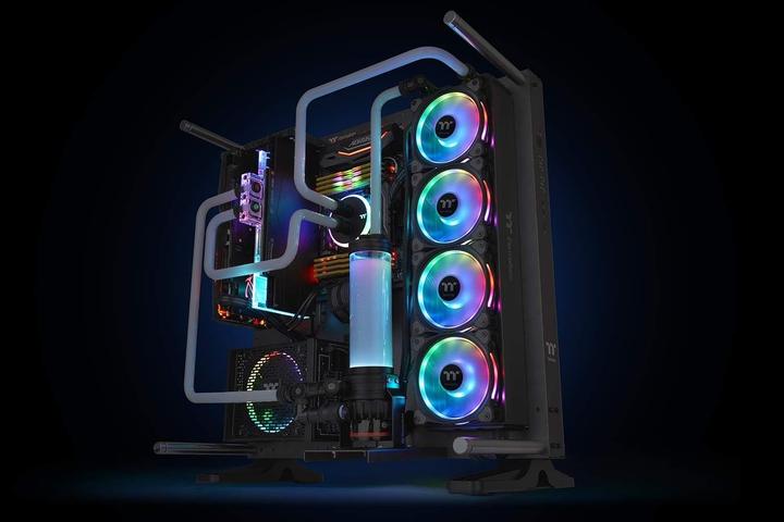 Produktbild Thermaltake Riing Duo 14 RGB LED-Lüfter - 140mm 3er Set (140 mm, 3x)