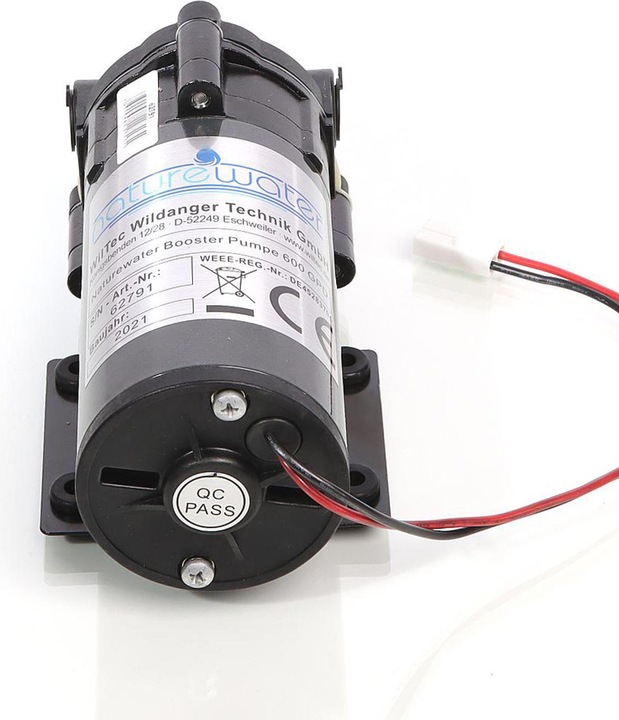 Produktbild Naturewater Druckerhöhungspumpe 600 GPD (2300 l) Booster Pumpe 108W Umkehrosmose (Boosterpumpe)