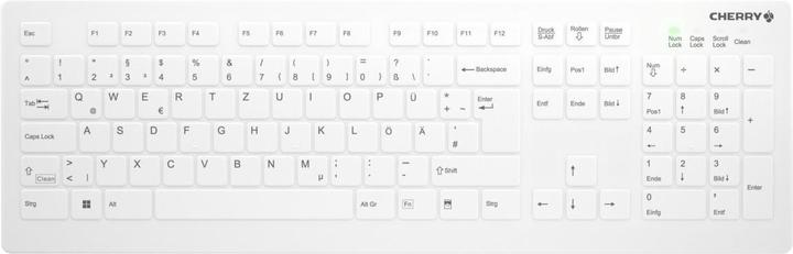 Produktbild CHERRY ACTIVE KEY MTA AK-C8112 Wireless DE-Layout weiss (DE, Kabellos)