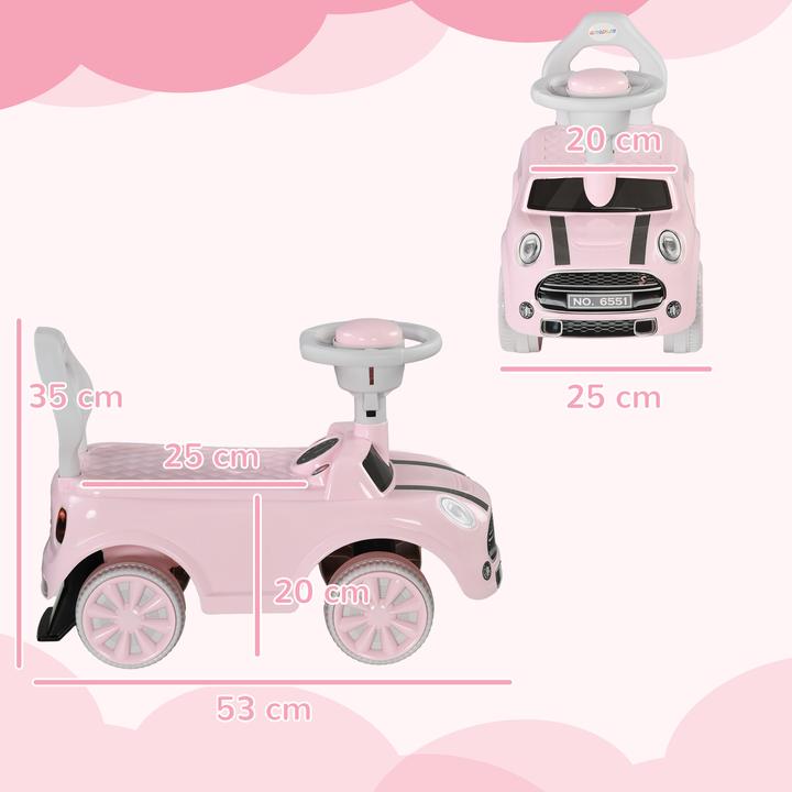 Actual product image Aiyaplay Rutschauto Kunststoff Rosa