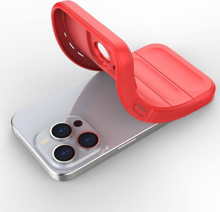 Actual product image Cover-Discount iPhone 15 Pro - Rugged Protective Cover red (Apple iPhone 15 Pro)