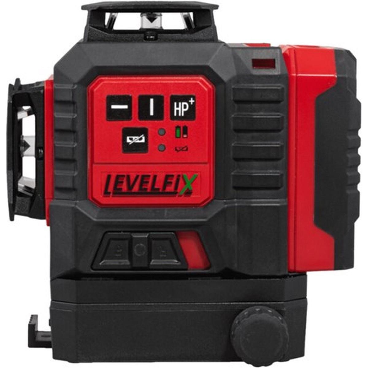 Levelfix, Laser lineare, CCL283G Laser a croce 3D - Verde - 30 m - Treppiede incluso