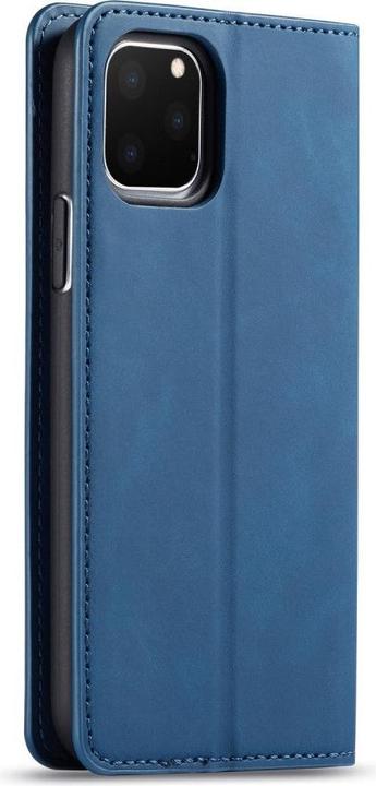 Produktbild Cover-Discount iPhone 11 Pro Max - Vintage Flip Case in Wildleder Optik blau (Apple iPhone 11 Pro Max)