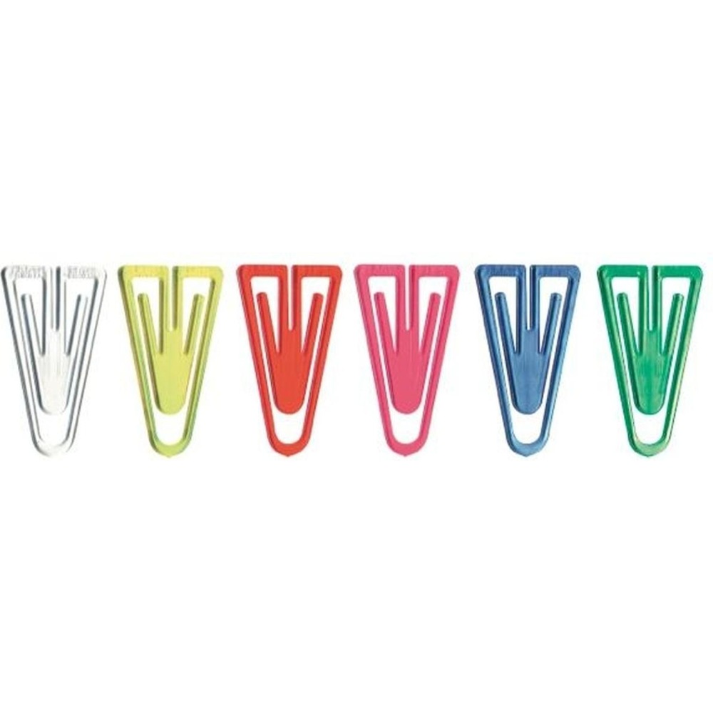 Laurel, Büroklammer, Büroklammern Plastiklips 25mm VE=1000 Stück Kristallfarben sortiert (1 x)