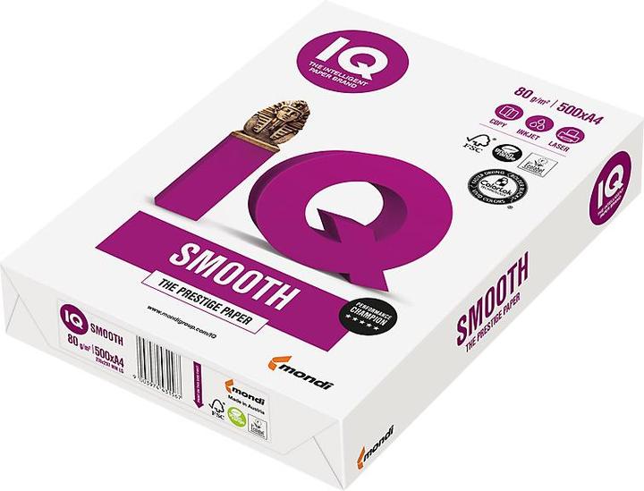 Actual product image Mondi IQ Selection Smooth premium office paper (A4, 500 Sheets, 80 g/m²)