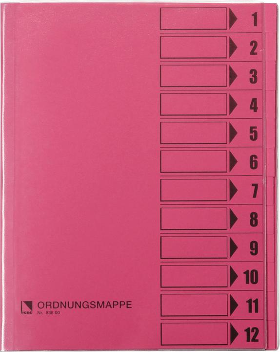 Produktbild Bene Ordnungsmappe Verwendung für Papierformat: DIN A4 Grammatur: 230 g/m² (A4, 1x)