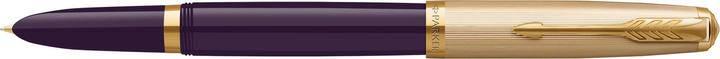 Immagine prodotto Parker Stilografica 51 Plum 18K G.C. F (Nero, Oro, 1x)