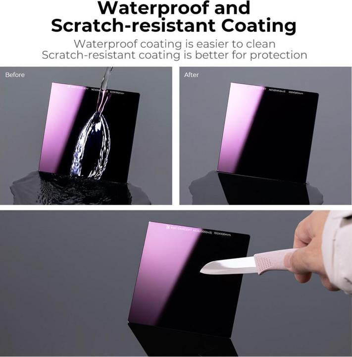 Actual product image K&F Concept Concept 100x100 ND32000 filter (100 mm, Neutral density filter, 100 mm)