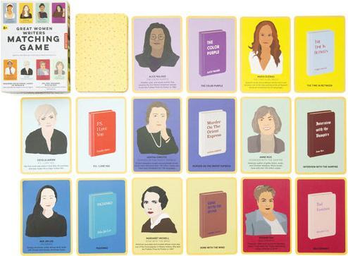 Produktbild Kikkerland Great Women Writers Matching Game (Englisch)