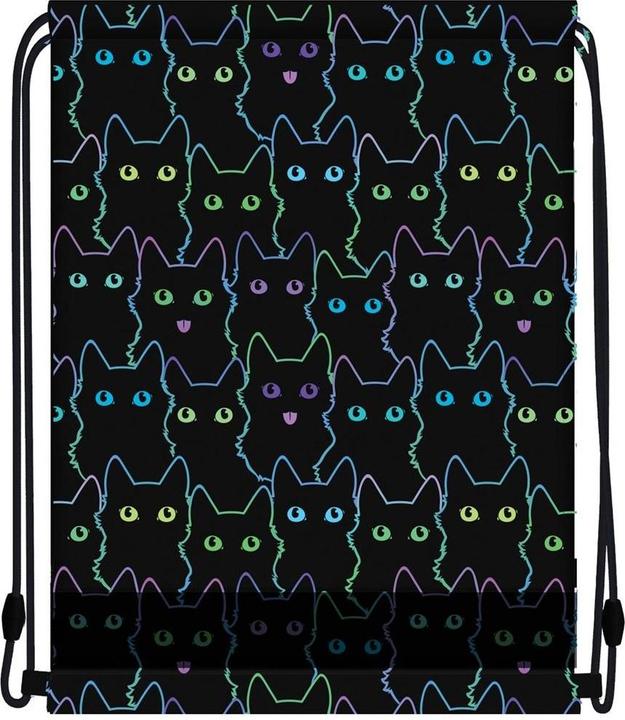 Actual product image Stigo Bike Schulranzen SSC242 Schwarze Katze STRIGO