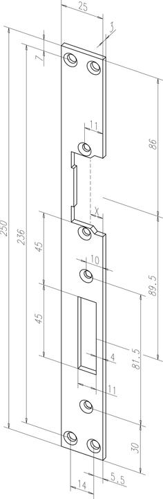 Actual product image effeff -29640 (Door plate set)