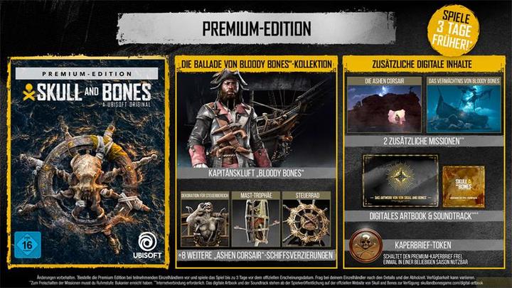 Produktbild Ubisoft Skull and Bones Premium Edition (Xbox Series X, Multilingual)