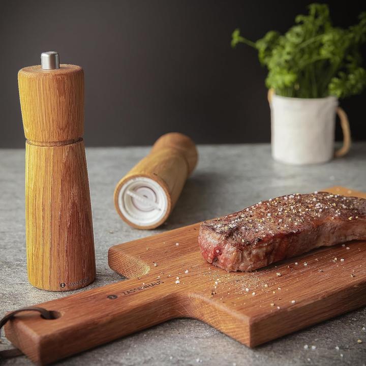 Produktbild Zassenhaus Mühlen-Set Kiel Eichenholz 18 cm (Pfeffer)